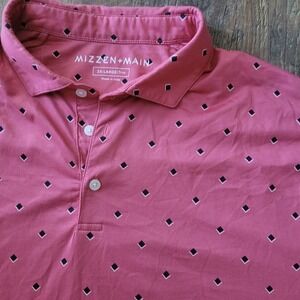 Mizzen + Main Golf Polo Size 2XL Trim EUC